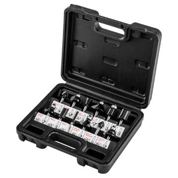 Carbide milling cutters for wood, shank 6 mm, set 12 pcs