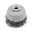 Cup wire brush 75 mm, crimped steel wire, M14