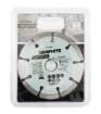 Segmented diamond cutting disc, 115 x 22.2 mm, dry and wet