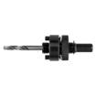 Adapter with pilot drill bit for bi-metal holesaws 32-152 mm, Hex