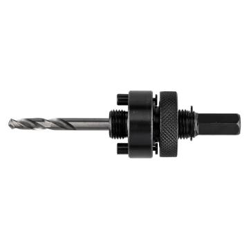 Adapter with pilot drill bit for bi-metal holesaws 32-152 mm, Hex