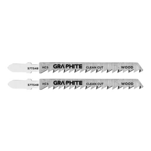 Jigsaw blade, 6 TPI, HSC, T-shaped handle, 2 pcs, clean cut