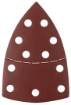 Sanding paper, velcro, iron 102 x 152 mm, P240, 5 pcs, with 11 holes