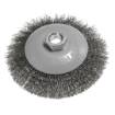 Wire wheel brush 115 mm, crimped wire, steel, M14