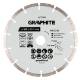 Segmented diamond cutting disc, 180 x 22.2 mm, dry