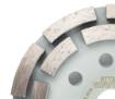 Diamond grinding disc, 2 segments, 115 x 22.2 mm, dry