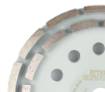 Diamond grinding disc, 2 segments, 180 x 22.2 mm, dry