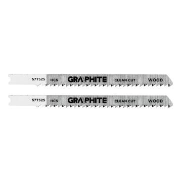 Jigsaw blade, 10 TPI, HSC, U-shaped handle, 2 pcs, clean cut