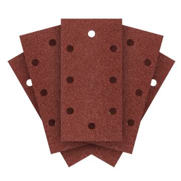 Sanding paper, velcro  93 x 185 mm, P40, 5 pcs. with 8 holes