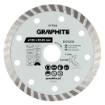 Turbo cutting diamond disc, 125 x 22.22 mm, dry and wet