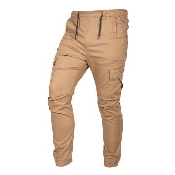 OUTDOOR work trousers, jogger type, beige, size XXL