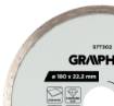 Full diamond cutting disc, 180 x 22.2 mm, wet