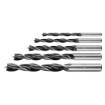 Wood drill set: 4, 5, 6, 8, 10 mm, 5 pcs