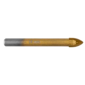 TiN universal drill, 14 mm