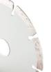Segmented diamond cutting disc, 230 x 22.2 mm, dry and wet