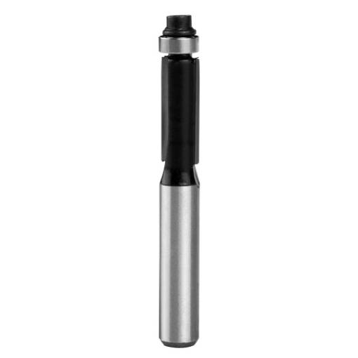 Straight milling cutter for wood with bearing, widia, 8 x 19 mm, shank 8 mm