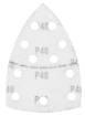 Sanding paper, velcro, iron 102 x 152 mm, P40, 5 pcs, with 11 holes