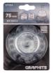 Cup wire brush 75 mm, twisted steel wire,  with 6 mm shank