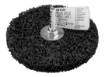 Non-woven abrasive with mandrel 125 x 14 x 6 mm
