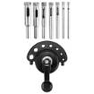 Diamond drills 4-12 mm with guide, set 8 pcs