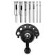 Diamond drills 4-12 mm with guide, set 8 pcs