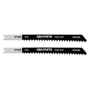 Jigsaw blade, 8 TPI, HSC, U-shaped handle, 2 pcs