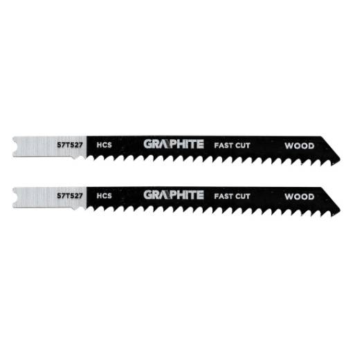 Jigsaw blade, 8 TPI, HSC, U-shaped handle, 2 pcs