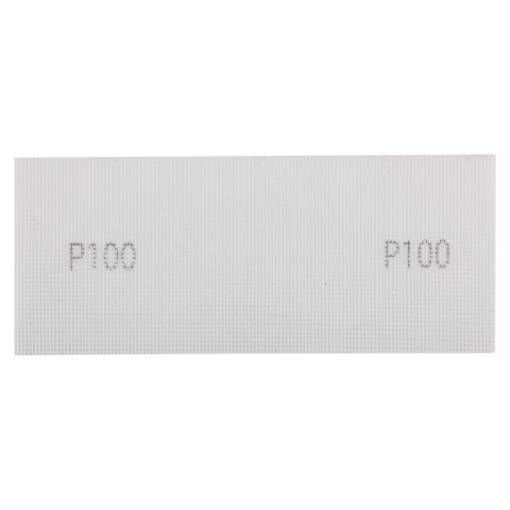 Abrasive mesh white 115 x 280 mm, P100