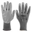 Work gloves, PU-coated polyester, 4131X, size 9 (card)