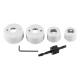 Bi-metal hole cutters 32-54 mm, set 6 pcs