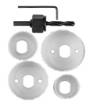 Bi-metal hole cutters 32-54 mm, set 6 pcs