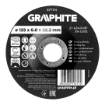 Grinding disc, aluminium oxide for metal 125 x 6.0 x 22.2 mm, 27 A24-R-BF, convex
