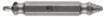 Reversible screw extractors for broken screws or damaged sockets, set 4 pcs