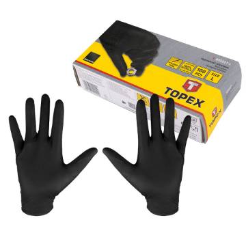 Nitrile gloves, 100 pieces, size L