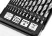 HSS-G metal drill, 2 - 8 mm, set of 13 pcs