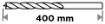 Wood drill, extended 4 x 400 mm