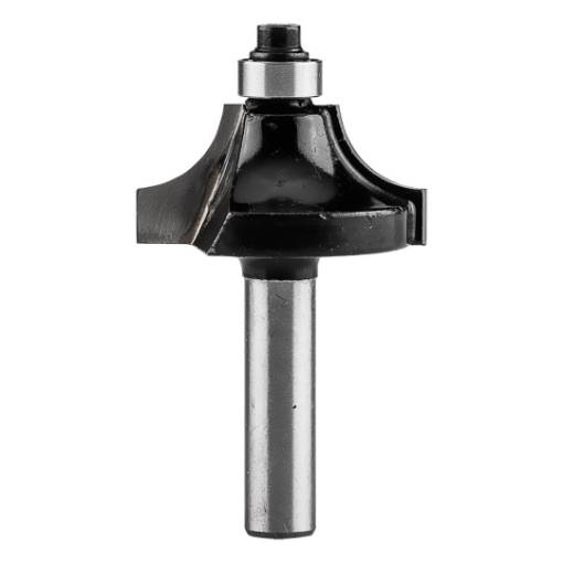 Milling cutter for wood with bearing, decorative, widia, 32 x 15.5 mm, shank 8 mm