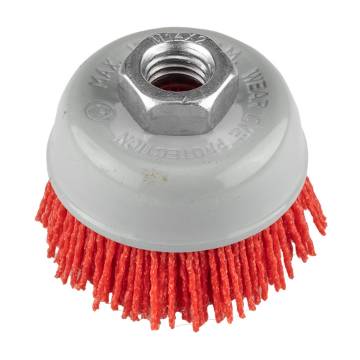 Nylon butt brush 60 mm, M14