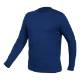 Long-sleeved T-shirt, navy blue, size L