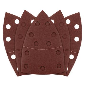 Sanding paper, velcro, iron 102 x 152 mm, P150, 5 pcs, with 11 holes