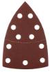 Sanding paper, velcro, iron 102 x 152 mm, P150, 5 pcs, with 11 holes