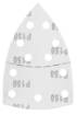 Sanding paper, velcro, iron 102 x 152 mm, P150, 5 pcs, with 11 holes
