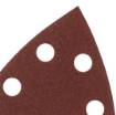 Sanding paper, velcro, iron 102 x 152 mm, P150, 5 pcs, with 11 holes