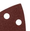 Sanding paper, velcro, iron 102 x 152 mm, P80, 5 pcs, with 11 holes