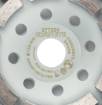 Diamond grinding disc, 2 segments, 125 x 22.2 mm, dry