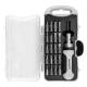Bit set with magnetic holder with ratchet 115 mm, 21 pcs