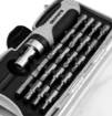 Bit set with magnetic holder with ratchet 115 mm, 21 pcs
