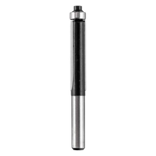 Straight  milling cutter for wood with bearing, widia, 9.5 x 38 mm, shank 8 mm