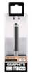 Straight  milling cutter for wood with bearing, widia, 9.5 x 38 mm, shank 8 mm