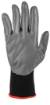 Work gloves, nitrile coated polyester, 4131X, size 7 (card)